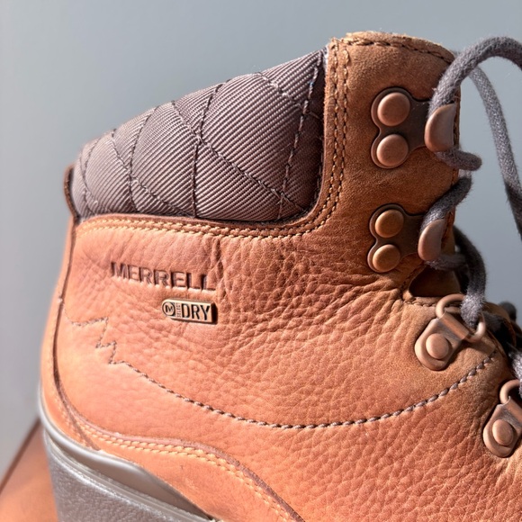 Merrell Chateau Mid Lace Waterproof Leather Boots | Size 10.5 - Picture 2 of 9
